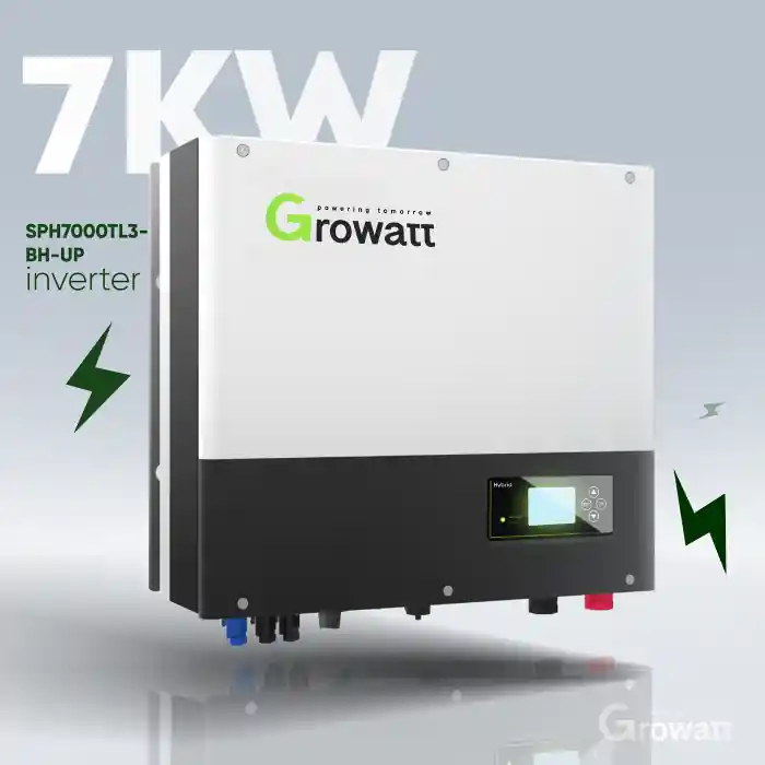 Growatt SPH 7000TL3 BH-UP Hybridwechselrichter 7kW 3-phasig (Hochvolt) Sonderaktion