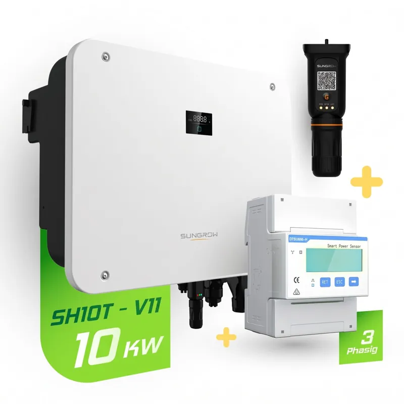 Zertifiziert Sungrow SH10T 10kW Hybrid Wechselrichter inkl. Smartmeter