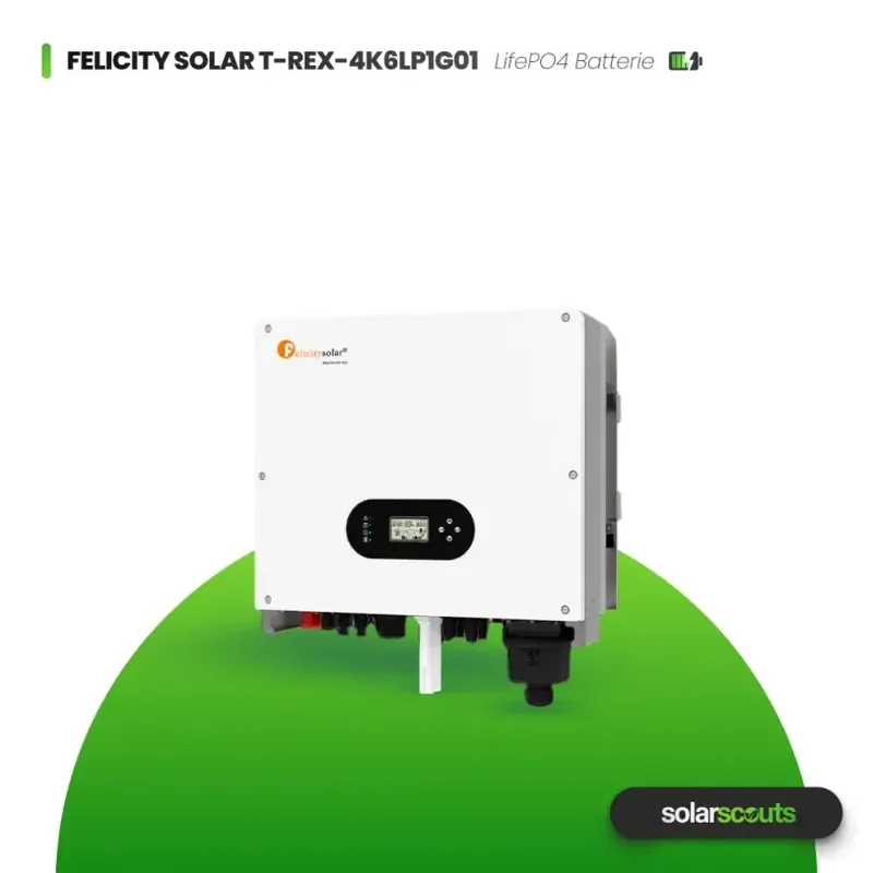 Felicity Solar T-REX 4,6 kW Niedervolt Hybrid-Wechselrichter 1-phasig (4.6KLP1G01) Nur Heute