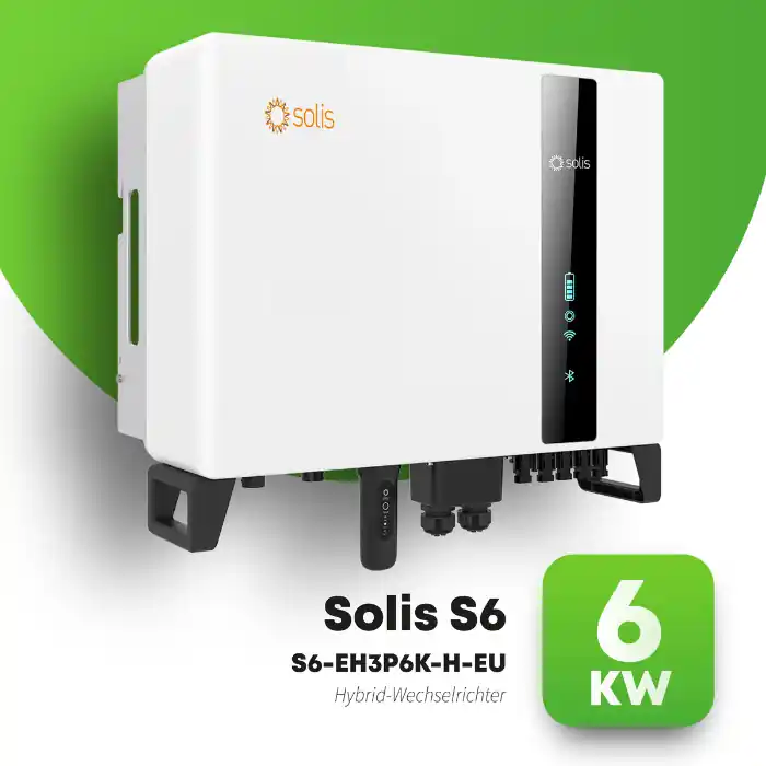 Preisreduziert Solis S6-EH3P6K-H-EU HV Hybridwechselrichter 6kW 3-Phase