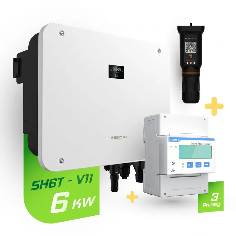 Preis Gesenkt Sungrow SH6T 6kW Hybrid Wechselrichter inkl. Smartmeter