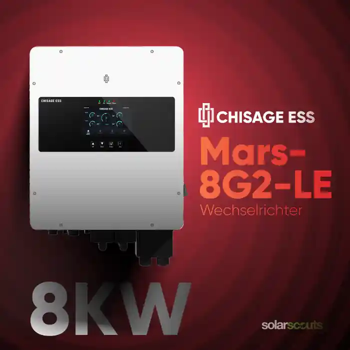 Chisage ESS 8kW Hybrid Wechselrichter Mars-8G2-LE Niedervolt Expressversand