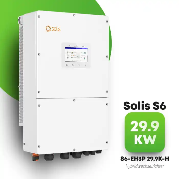 Preis Gesenkt Solis S6-EH3P29.9K-H HV Hybridwechselrichter 29,9kW 3-Phase