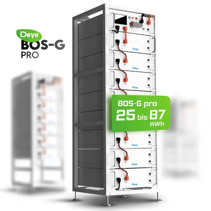 Deye BOS-G Pro - 25,6 - 87,04kWh Hochvolt-Speicher-Set - Auswählbar Neuheit