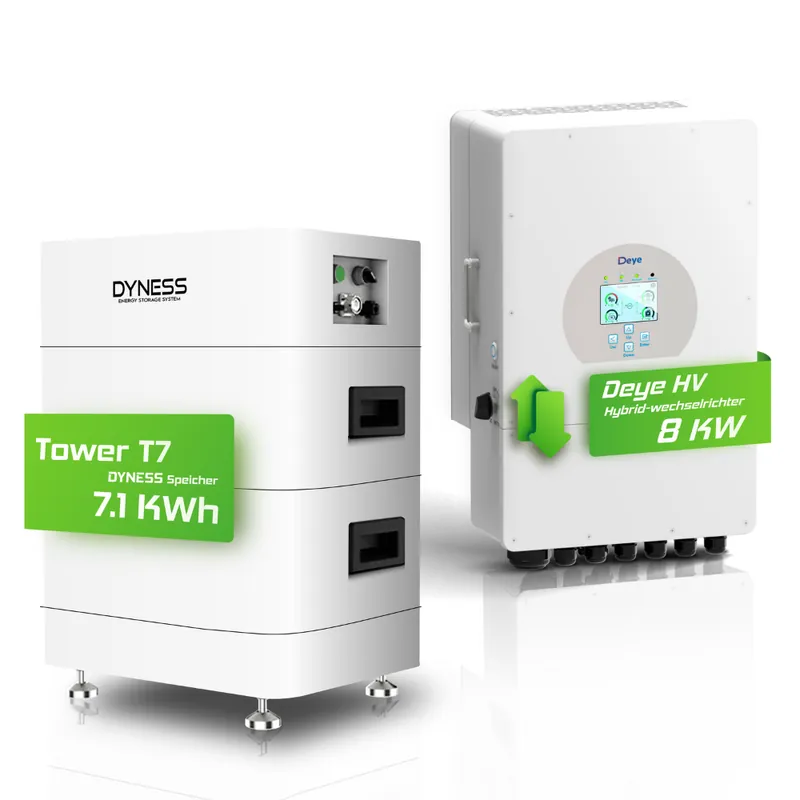 Solange Der Vorrat Reicht Hybrid-Set Deye 8kW Hybrid-Wechselrichter + 7,1kWh Dyness Speicher Tower T7