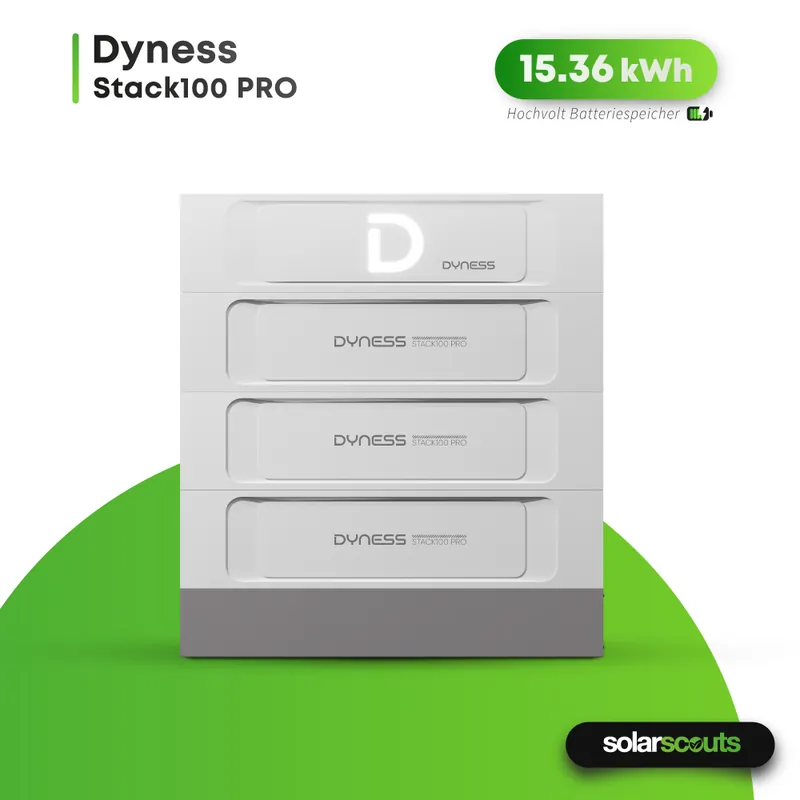 Dyness Stack100 Pro 15,36kWh Hochvolt Batteriespeicher Zertifiziert
