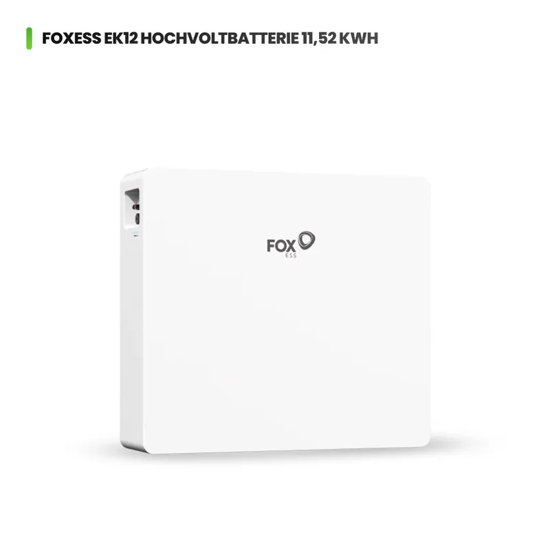 FoxESS EK12 Batteriespeicher 11,52 kWh Solange Der Vorrat Reicht