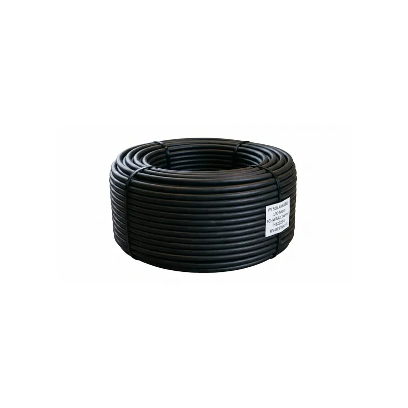 Solarkabel MC4 6mm² 100m H1Z2Z2-K Schwarz Expressversand