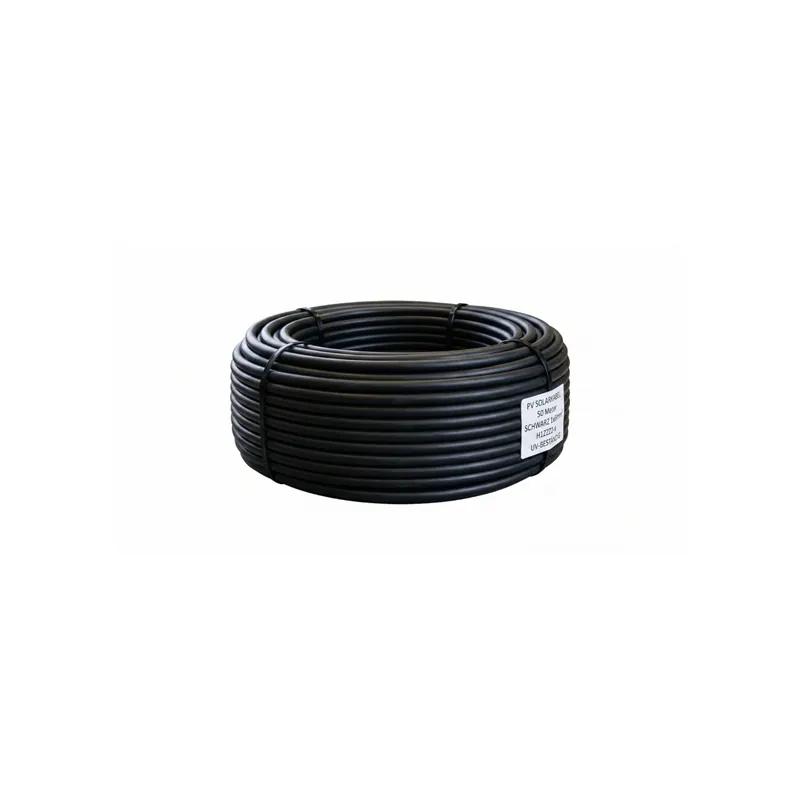 Garantierte Lieferung Solarkabel MC4 6mm² 50m H1Z2Z2-K Schwarz