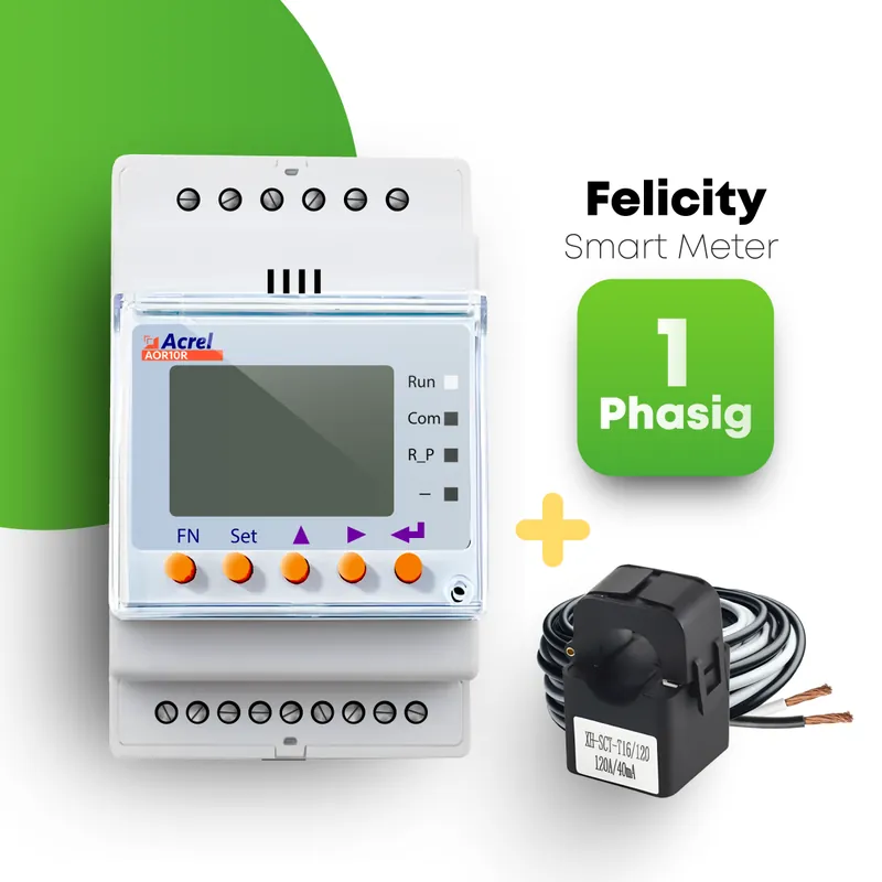 Felicity Smart Meter 1-Phasig Acrel ACR10R-D16TE 220V/120A Zertifiziert