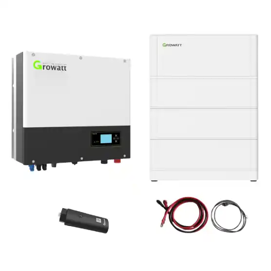 Solange Der Vorrat Reicht Growatt SPH10000TL3-BH-UP 10kW mit 7,6kWh Solarspeicher-Set