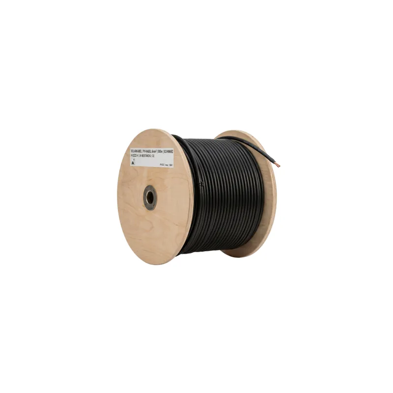 Direkt Vom Hersteller Solarkabel MC4 6mm² 500m H1Z2Z2-K Schwarz (Rolle)