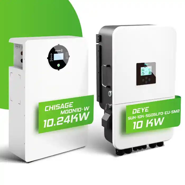 Kracherpreis Hybrid-Set Deye 10kW Hybrid-Wechselrichter + 10kWh Chisage Speicher MOON10-W