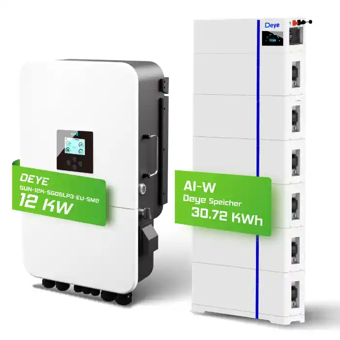 Sonderaktion Hybrid-Set Deye 12kW Hybrid-Wechselrichter + 30,72kWh Deye Speicher AI-W5.1-B