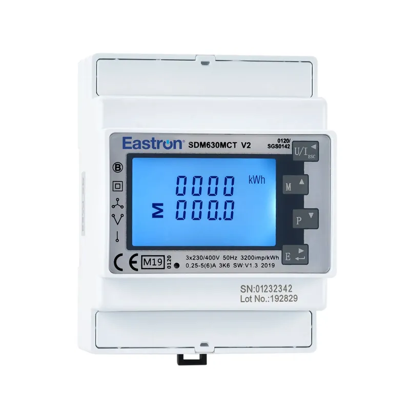 Solange Der Vorrat Reicht Eastron SDM630MCT Smartmeter für Solis RHI - 3-Phasig (externer CT, 120A/40mA)