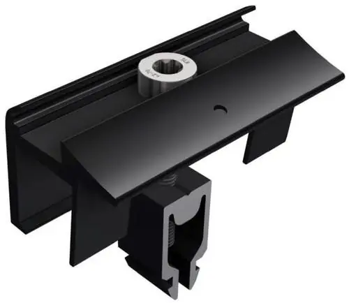 Schletter (SL-Rack) Endklemme Vario mit Erdung, schwarz eloxiert 96114-00 Bestpreis