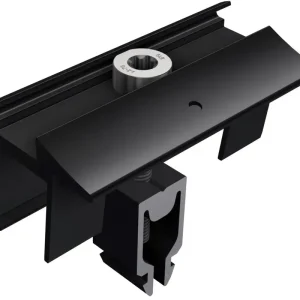 Schletter (SL Rack) Endklemme mit Erdung 28-45mm schwarz eloxiert Versand Am Gleichen Tag