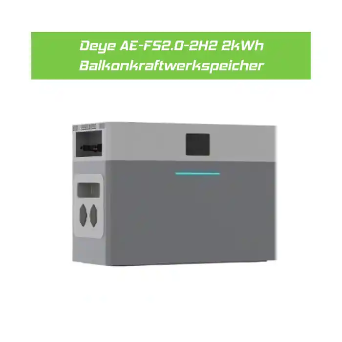 Nur Heute Deye AE-FS2.0-2H2 - 2kWh Niedervolt-Balkonkraftwerkspeicher