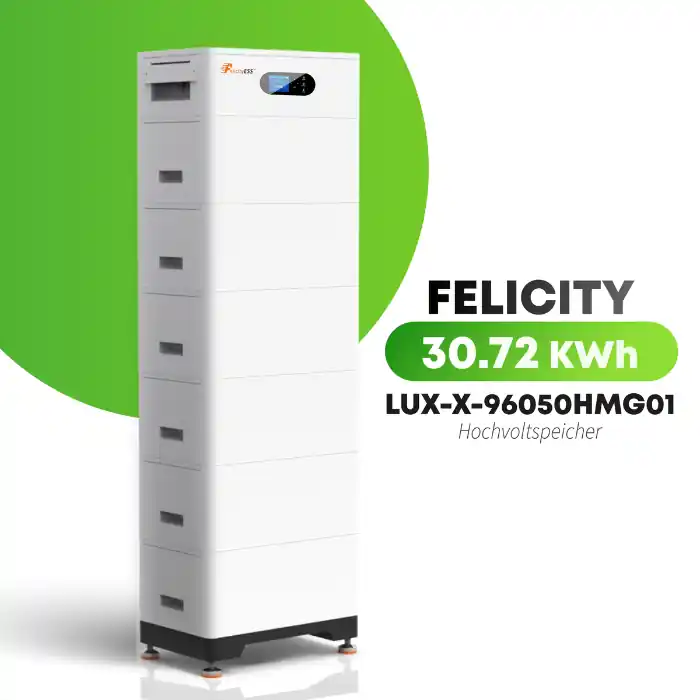 Jetzt Bestellen Felicity LUX-X-96050HG01 Hochvoltspeicher – 30,72 kWh LiFePO4 Batterie