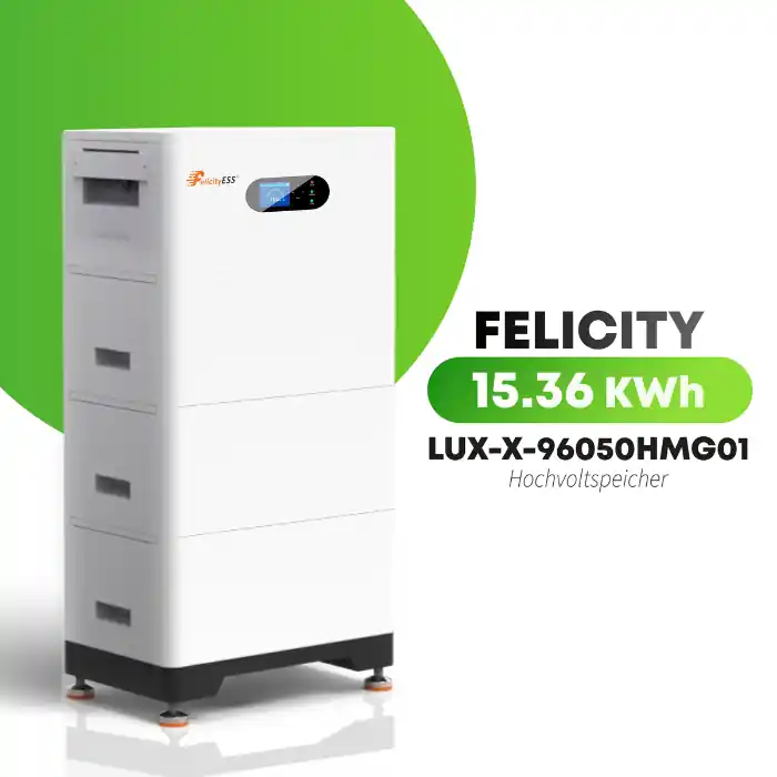 Neue Ware Felicity LUX-X-96050HG01 Hochvoltspeicher – 15,36 kWh LiFePO4 Batterie