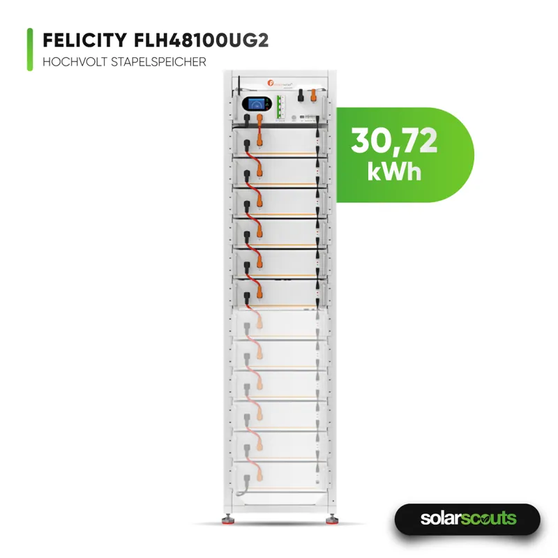 Abverkauf Felicity FLH48100UG2 30.72kWh Hochvolt Batteriespeicher