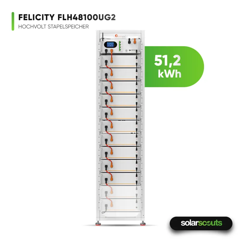 Felicity FLH48100UG2 51,20kWh Hochvolt Batteriespeicher Finale Aktion