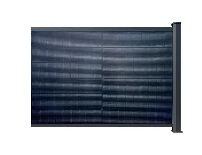 PV Zaun Classic horizontal 1837 mm x 1350 mm RAL7016 Erweiterung Preis Gesenkt