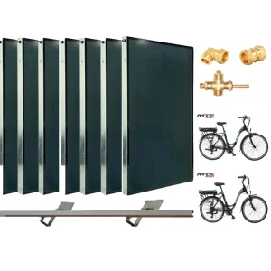 *AKTION* Flachkollektor-Set AMX 2.0 14,21m² 7x Flachkollektor Inkl. E-Bike Günstig