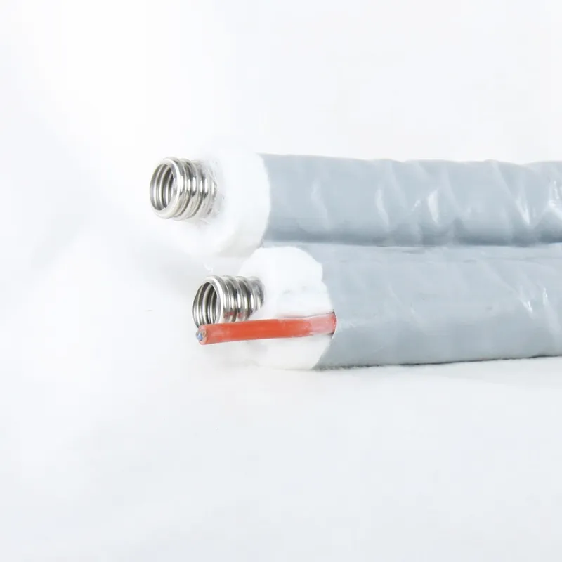 Direktkauf Solarleitung 2xDN20 25 m Edelstahlwellrohr mit 5mm Aerogel Isolierung