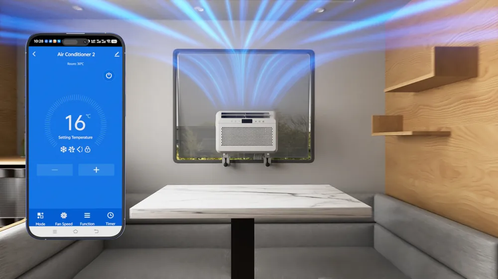 Mobiles Caravan Klimagerät mit WiFi 5.000BTU Klimaanlage B-Ware Markenware