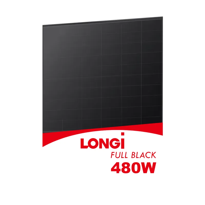 Beliebt LONGi EcoLife 480W Solarmodul Full Black Glas Glas LR7-54HVBB-480M