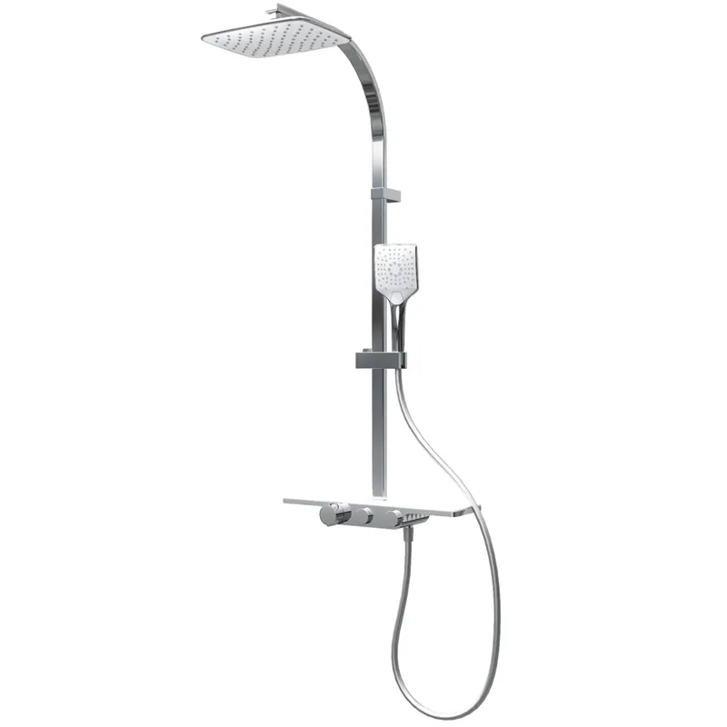 Schulte Duschsäule inkl. Thermostat DuschMaster Rain II "White Style" Top-Angebot