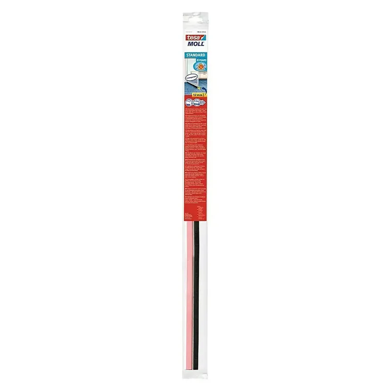 Tesa Moll Standard Türdichtschiene Türdichtung transparent 100 cm x 3,7 cm 12 mm Sonderangebot