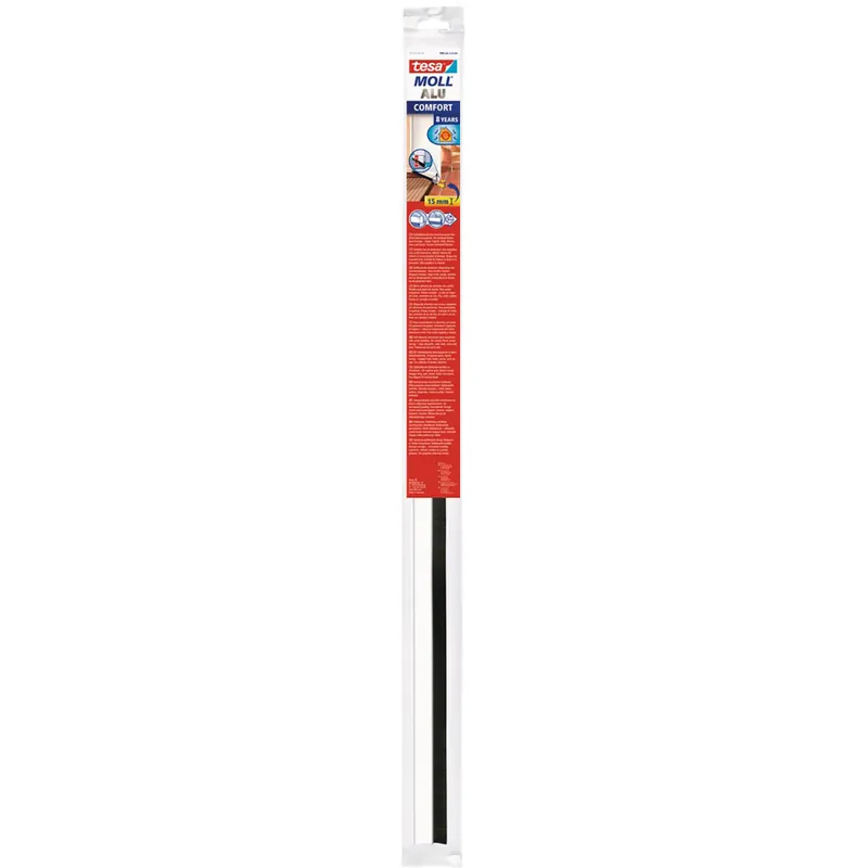 Direkt Vom Hersteller Tesa Moll Alu Türdichtschiene Türdichtungsschiene weiß schwarz 100 x 4 cm 15mm