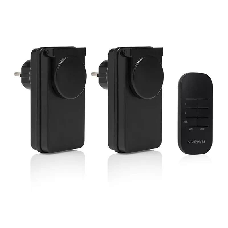 Smartwares Funksteckdose Funkschalter Steckdosenadapter schwarz SH4-99650 Neue Kollektion