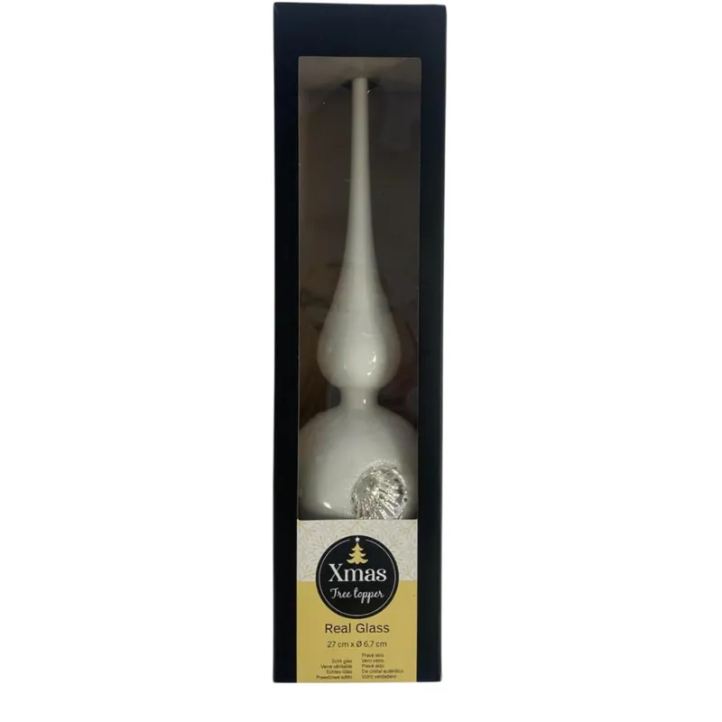 Bestseller Glasspieß Weihnachtsdekoration Weihnachtsdeko Dekoration Deko Weiß 27 cm