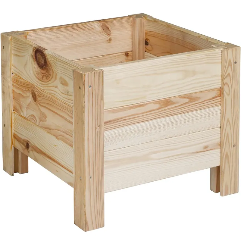 Wochenendangebot Haushalt International Blumenkasten Tannenholz Blumenkübel Pflanzentopf