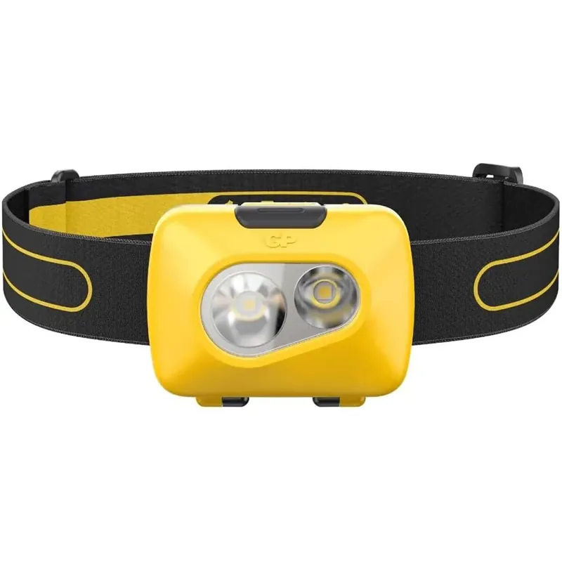 Preis Gesenkt GP Stirnlampe 110lumen CH42 3X AAA gelb