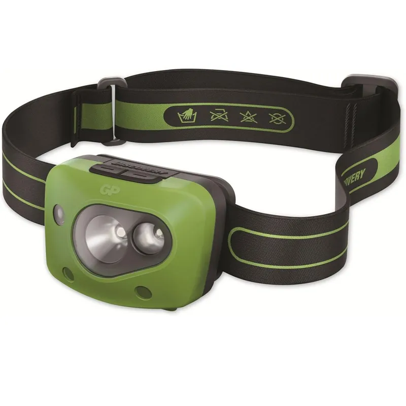 Angebot GP Stirnlampe 150lumen CH43 3X AAA grün