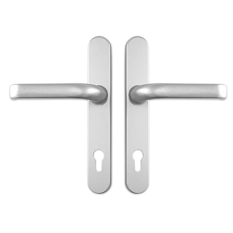 Meeth Haustürgarnitur Garnitur Drücker Schildgarnitur 92mm PZ silber Nr.336 Jetzt Kaufen