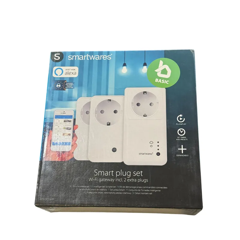 Preisreduziert Smartwares 3-er Set Wifi APP Smarthome Funksteckdose Alexa smart Steuerung