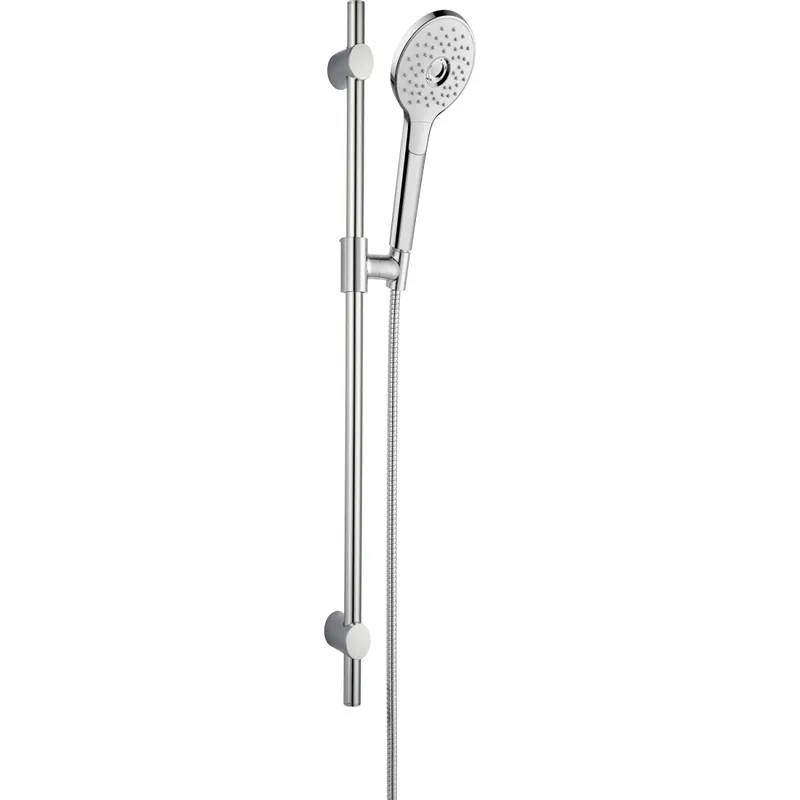 Aurlane Handbrause Set Silver Chrom Duschsystem Durscharmatur Durschkopf Highlight