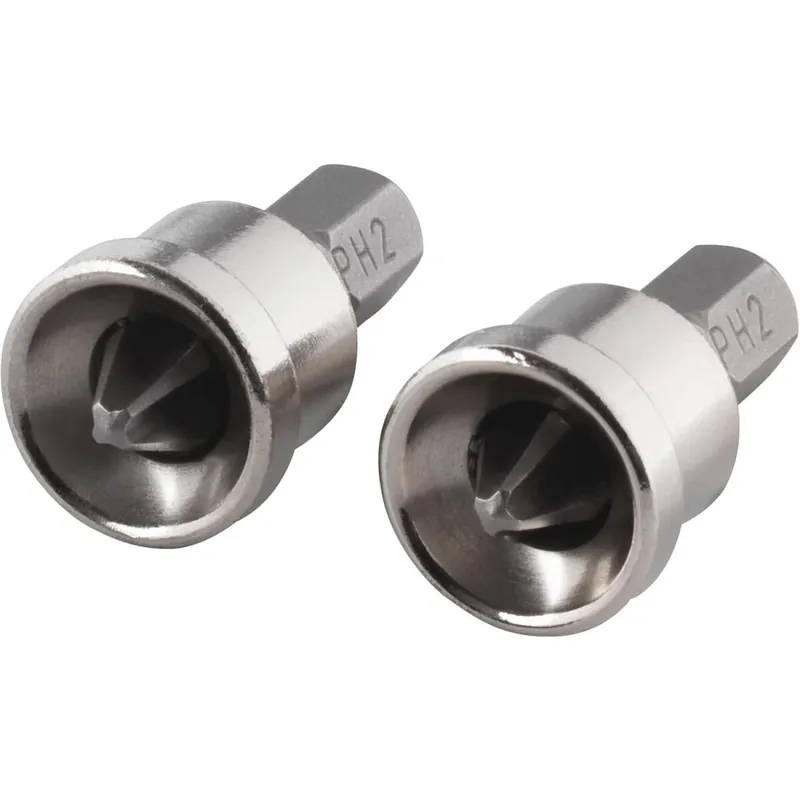 Geprüft Wolfcraft 4x 2 Gipskartonbits Tiefenanschlag Gipskatonschrauben PH 2