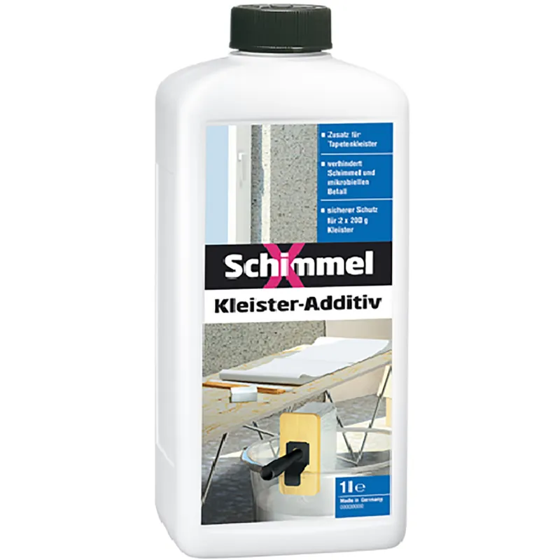 Billig SchimmelX Kleister Additiv Kleisterzusatz Schimmelschutz Zusatzmittel 1 L