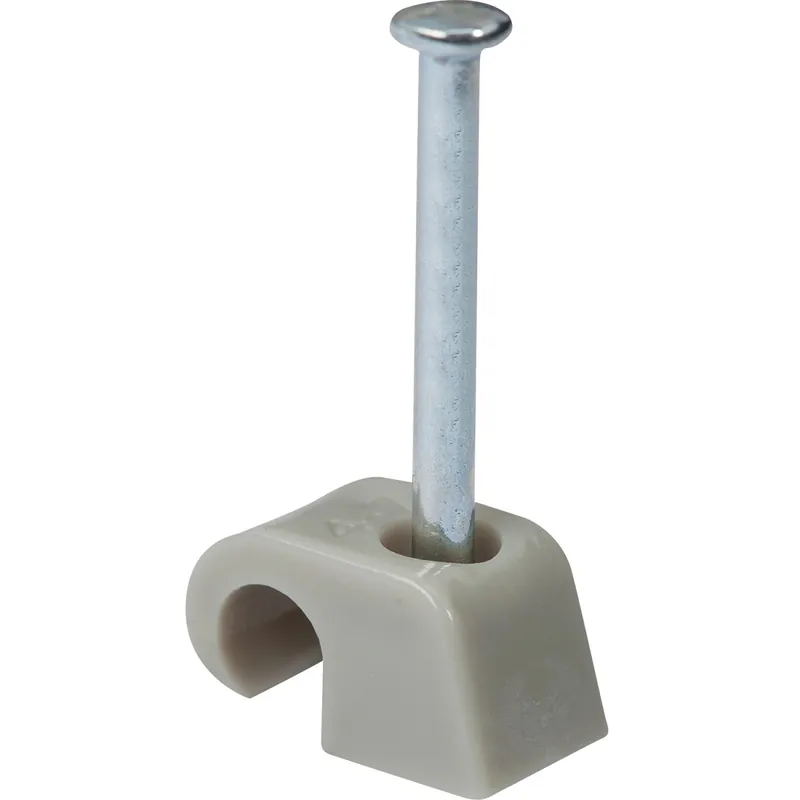 Neue Kollektion Express-Clips Nagelschellen 4 mm - 7 mm grau, 300 Stk