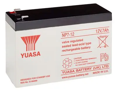 Yuasa NP7-12L 7Ah 12V Bleiakku / AGM NP 7-12L VdS Versand Am Gleichen Tag