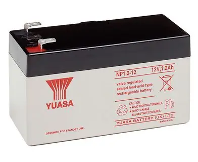 Highlight Yuasa NP1.2-12 1,2Ah 12V Bleiakku / AGM NP 1.2-12 VdS Zulassung