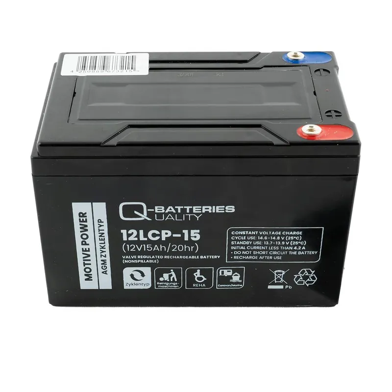 Garantierte Lieferung Ersatzakku für Panasonic LC-CA1215P1 12V 15Ah AGM Batterie zyklenfest