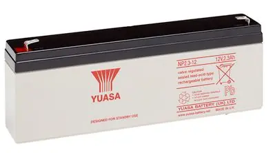 Yuasa NP2.3-12 2,3Ah 12V Bleiakku / AGM NP 2.3-12 VdS Zulassung Jetzt Kaufen