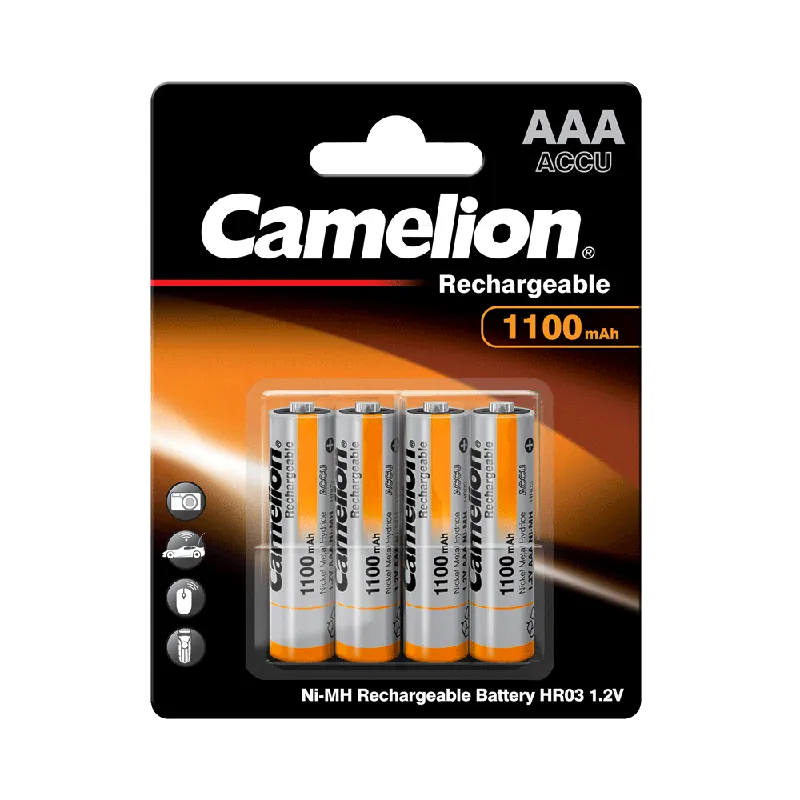 Garantierte Lieferung Camelion Akku Micro AAA 1100mAh NiMH (4er Blister)